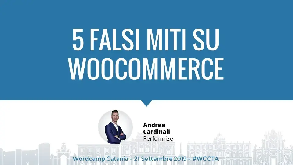 Intervento di Andrea Cardinali a WordCamp Catania 2019