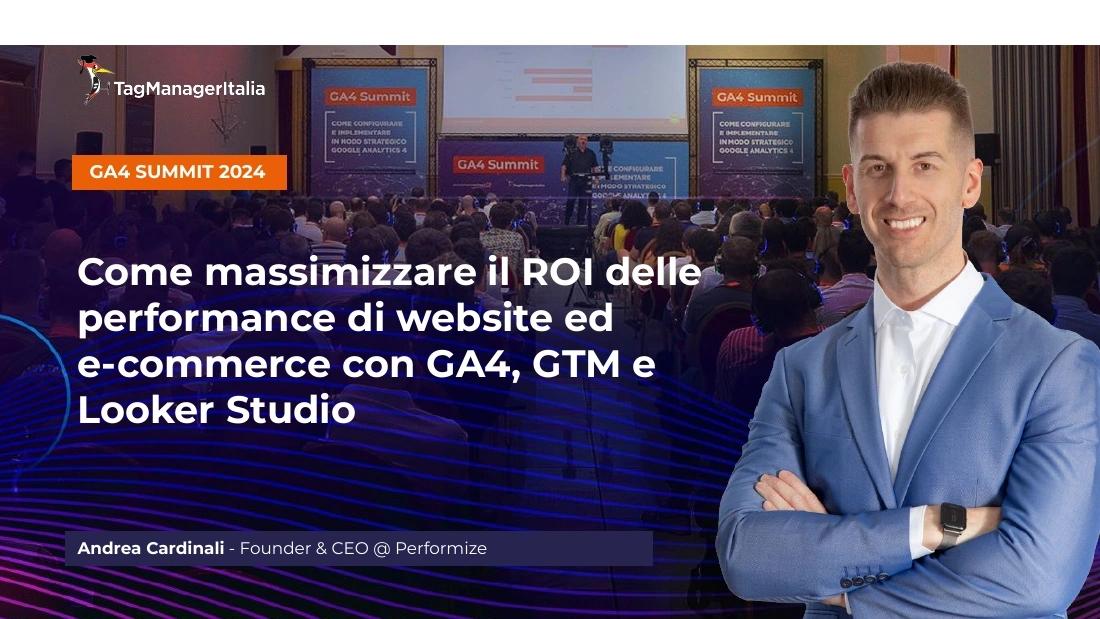 Intervento di Andrea Cardinali a GA4 Summit